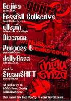 Sub Bass Sunday Flyer - Back