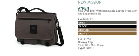 Kipling : New Mission Bag